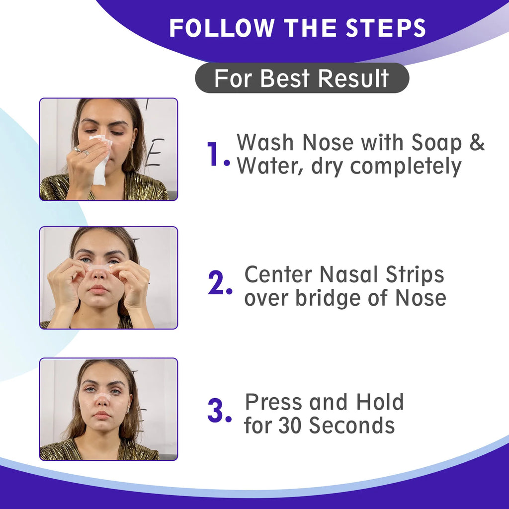 Nasal Breathing Strips – 50 Night Kit